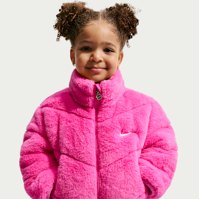 Nike Toddler Quilted Faux Fur Jacket. Nike.com